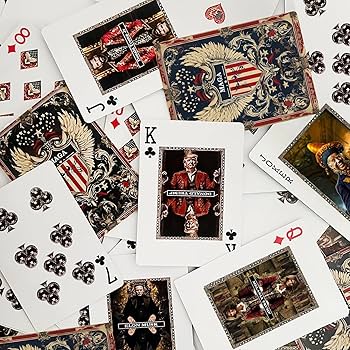 トランプ Patriotic Playing Cards Trump 2024 Patriotic Playing Cards - Gold Eagle & American